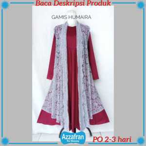 Gamis Humaira | Baju Brokat Couple Anak Perempuan & Dewasa Premium | Seragam Lebaran Brukat Terbaru