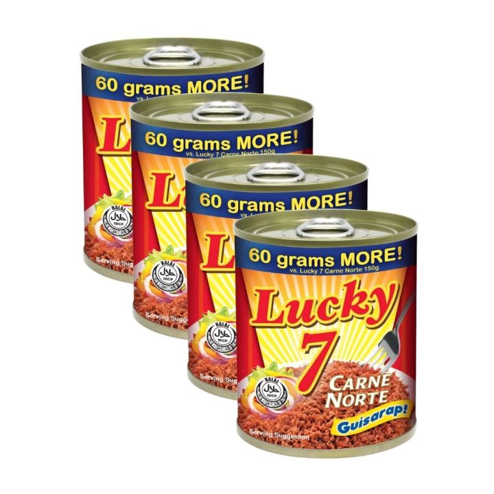Lucky 7 Carne Norte 210g Pack of 4 Lazada PH