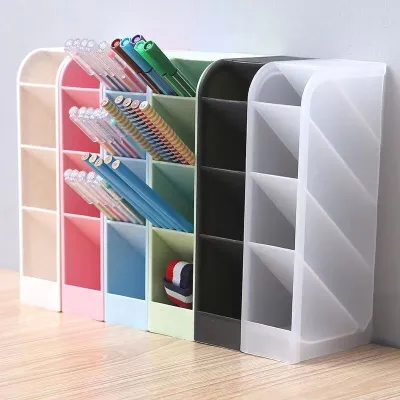 Kệ Sách để bàn Giá ngăn sách vở để bàn Kệ Chia ngăn đựng sách bút khay lưu trữ văn phòng phẩm dùng cho học sinh