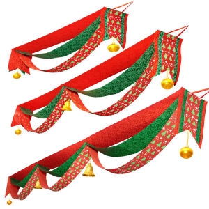 Max-feel คลื่นดึงธง ธงคริสมาส 3m/5m คุณภาพสูง ธงแบนเนอร์ ตกแต่งแบนเนอร์ สําหรับแขวนตกแต่งปาร์ตี้คริสต์มาส