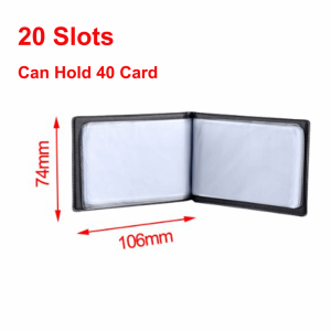 【COD&Fast Delivery】Credit Card Collection Book Case Leather Cards Album Card Holder Books