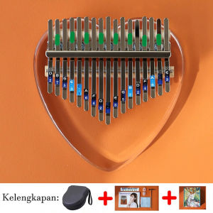 Kalimba Acrylic 17 Key Piano Jari Jempol Crystal Kalimba Alat Musik Thumb Piano