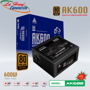 Nguồn máy tính VSP iForgame AK600 600W 80PLUS BRONZE