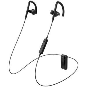 Soundmagic ST80 thể thao Bluetooth Earbuds với móc đeo tai và Microphone thời gian nghe lâu Tai nghe không dây có dây chống thấm trong tai nghe đeo tai âm thanh stereo hifi có thể điều chỉnh cơ chế kim loại màu đen