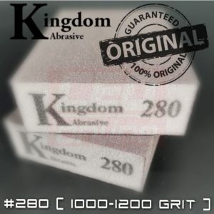 CEO 🇲🇾 Kingdom Sanding Block Sponge KINGDOM Rough Flexible Dry Abrasive Polishing Emery Cleaner Sandpaper Wood Metal