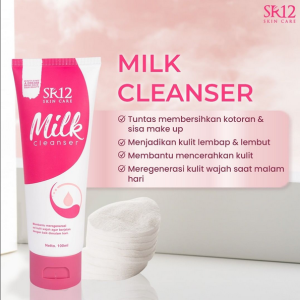SR12 Milk Cleanser Susu Pembersih Wajah Pembersih Make Up Sisa Rias