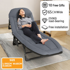TableTrove Folding Bed Portable Single Sleeper Adjustable Frame & Space-Saving Design