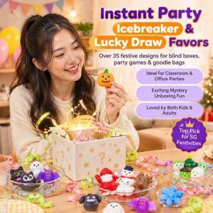 Halloween Squeeze Toy Stress Relief Squishy Pumpkin Spider Cute Cartoon Fidget Sensory Party Decoration