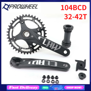 PROWHEEL Bộ Giò Dĩa Xe Đạp Leo Núi 104BCD 170Mm Hợp Kim Nhôm Có Tay Quay Xe Đạp Leo Núi Phía Dưới Với Phụ Tùng Xe Đạp Tốc Độ BB 1/2x1 0/11