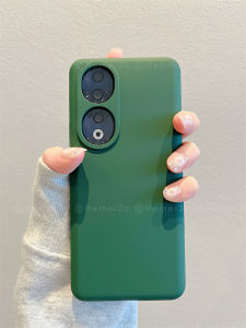 For Honor 90 Honor90 5G Casing Liquid Silica Gel Hard Drop-resistant Phone Case Cover