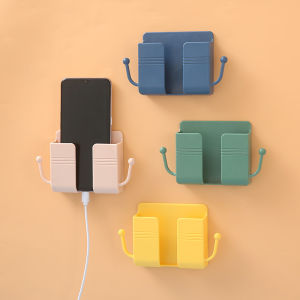 Rak Dinding Gantung Untuk Menyimpan Hp Kunci Remot Tv Phone Holder 2IN1 Serbaguna