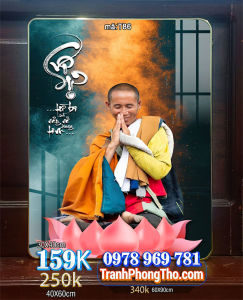 Tranh tráng gương treo tường THÍCH MINH TUỆ 86