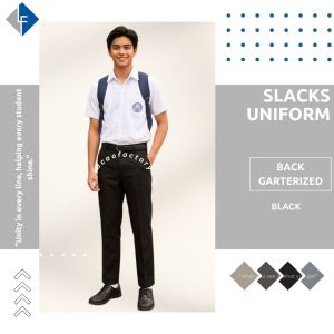 AAF Lacao Factory 2026 School Uniform Slacks for Kids Garterized Students Slacks