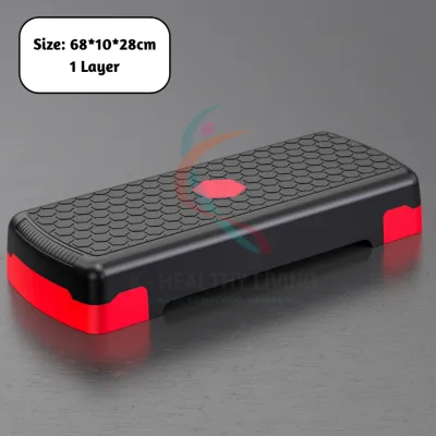 3H Adjustable Non-Slip Aerobic Step Up Board Stepper Fitness Workout For Home Exercise and Yoga Pedal Stepper 运动 瑜伽 踏板