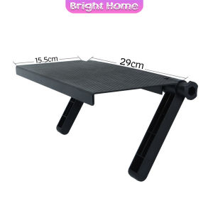 ชั้นวางของบนทีวี ไม่ต้องติดกาวและเจาะรู ที่วางของหลัง จอคอม/ หลังทีวี Shelf