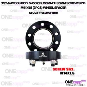 WHEEL SPACER TST-AWF008 PCD: 5-150 CB: 110MM T: 35MM SCREW SIZE: M14X1.5 (2PCS)
