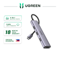 [Buy More Save More] UGREEN USB 3.0 4 Port Hub for Printer, Mouse, Keyboard, HD, Flash Drive /  USB C to 4 Port USB 3.0 Hub - PH. 