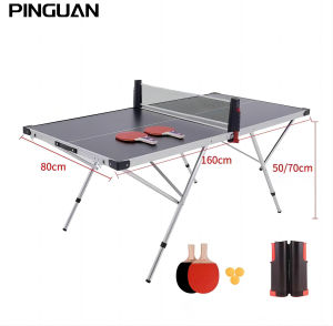 PINGUAN Table tennis table foldable for home use movable for indoor and outdoor use portable and portable table tennis table table tennis table