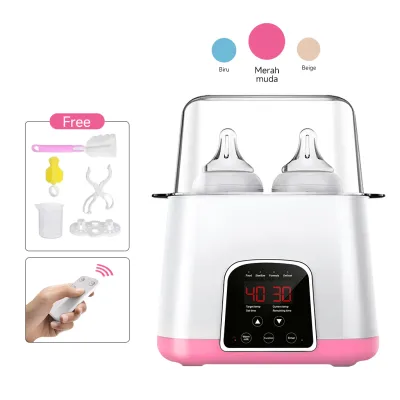 Mocababy Sterilizer Botol Bayi Alat Steril Botol Susu Bayi Ada Remote/ Penghangat Botol Steril Bayi / Alat Steril Asi Botol / Smart Milk Warmer MF06