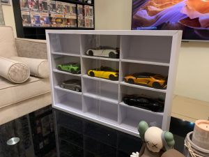 Display case 1:32 scale 12s for SPACE SAVER STORAGE WALL MOUNT