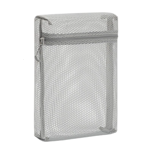 Clear Cosmetic Bag Mesh Makeup Bag Aesthetic Toiletry Bag Portable Lipstick Storage Pouch Wash Bag for Women and Girls