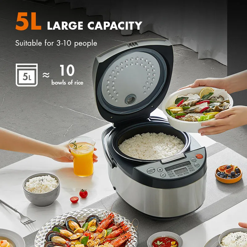 Gaabor Rice Cooker 6 Functions Non-Stick 5L GR-S50A