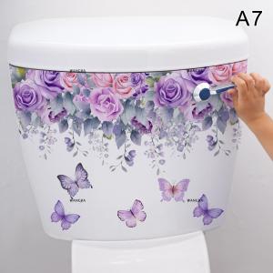 [COD] WANGJIA Various Green Plants Flowers Wall Sticker Bathroom Toilet Decor Decals Living Room Cabinet Home Decoration Self Adhesive Mural