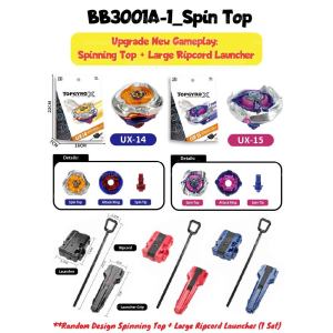 33 Styles Gyro Top Battle Toy with Launcher | Spinning Top Starter Set | Burst Battle Arena Toy | Kids Fighting Game Gift | Ready Stock