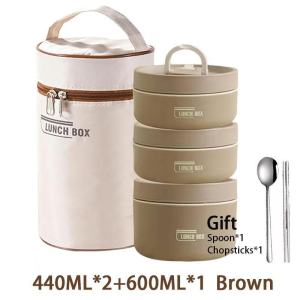 lunchbox for adult thermal 3 Layers 600ML breakfast&Lunch Box Set Thermal Food Container Bento Box