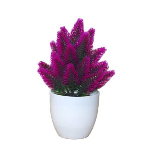 PT44 Pot Tanaman Hias Bunga Hias Plastik Ornamen Pot Bonsai Artificial Flower Decoration Bunga Plastik