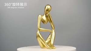 Decorative Ballerinas Resins Figurine Elegant Ballet Dancer Sculpture Ornament for Enhancing Living Space and Furniture