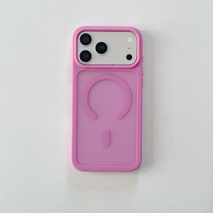Skin Feel Translucent For Magsafe Phone Case For iPhone 17 Air 16 15 14 13 Pro Max Magnetic Frosted Shockproof Armor Cover Capa