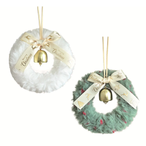 Vòng hoa cây Nô-en trang trí vải nhung mềm mại kỳ nghỉ Vòng Hoa đồ treo trang trí cho mantels cửa sổ cầu thang cửa ra vào hiển thị