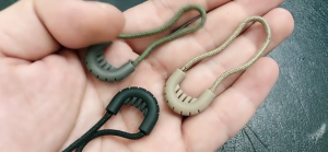 10pcs ngoài trời Ba lô dây kéo đầu túi dây kéo linh hoạt puller Trọng lượng nhẹ dây kéo đầu Phụ kiện túi xách lâu dài