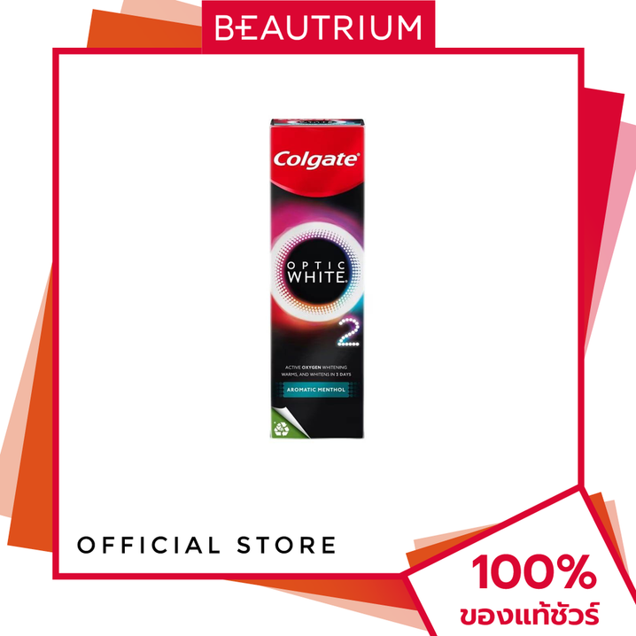 Colgate O2 Menthol COLGATE Optic White O2 Aromatic Menthol Toothpaste ยาสีฟัน 85g ...