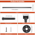 Handrails for Indoor Stairs for Stairs Steps,Metal Non-Slip Easy Install for Outdoor Indoor Stairs Porch Deck Hand Rail. 