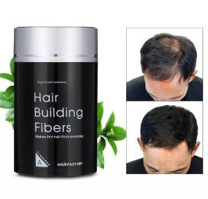 Dexe color black hair building fibers Hairdressing Fiber Powder Thin Hair Fast Dense Hair Natural Wig Fiber Powder Hair Care