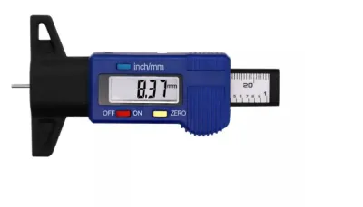 ZUI Tools 0-25.4/0.01MM Digital Car Tyre Tire Tread Depth Gauge Meter Auto Tire Wear Detection Measuring Tool Caliper Thickness Gauges RZ0003