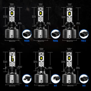 Novsight Newest T1 Car LED Headlight H4 H11 H7 HB3 HB4 240W 50000LM 6500K Super Bright car lights fog light Ready Stock