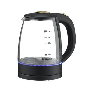 Butterfly 1.8L Electric Glass Jug Kettle - BJK-3118G