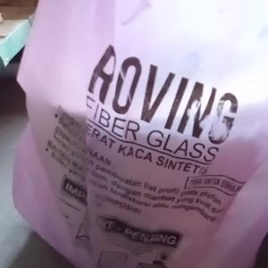 Roving 1 kg || Viber Glass 1 kg || serat gypsum ecer 1 kg merk aplus