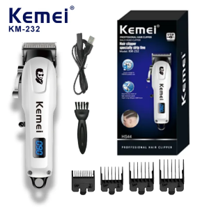 Kemei KM-232 electric hair clipper KM-809A clippers clippers for men barbearia profissional acessorios