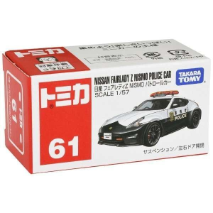 Mô hình xe Tomica No.61 Nissan Fairlady Z Nismo Police Car - Tỷ lệ 1/57 - Hàng chính hãng Takara Tomy