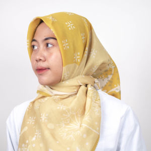 HIJAB MOTIF SEGI EMPAT || PREMIUM LASERCUT PRINTING