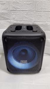 BTS 1739 Bluetooth Outdoor/Indoor Portable Karaoke Speaker with Free Wireless Microphone