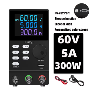 KUAIQU Programmable DC Regulated Power Supply 30V 10A Adjustable Digital Display Current Meter Experimental Power Supply