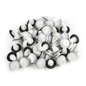 [MIETAO] 50 100Pcs Car Door Panel Clip W Sealing Ring Auto Vehicle Retainer Fastener Bumper Clip Car Push Pin Door Panel Board Clip