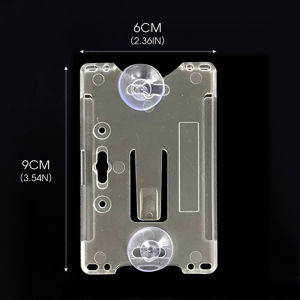 2pcs Car Parking Ticket Sleeve Holder Windshield Glass Fastener ID IC Card Clip Cover Universal Auto Windscreen Park Card Holder