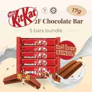 (5pcs) Kitkat 2F Waffle Finger in Milk Chocolate 17g HALAL
