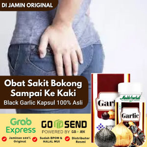 Blac Garlic 100% Kapsul - Obat Nyeri Bokong Sampai Kaki Nyeri Tulang dan Bokong Sakit Bokong Tetepokan Nyeri Bokong Paha Bokong Sakit Mati Rasa dan Kesemutan di Bokong Nyeri Di Bokong Saat Duduk Obat Sindrom Piriformis dll